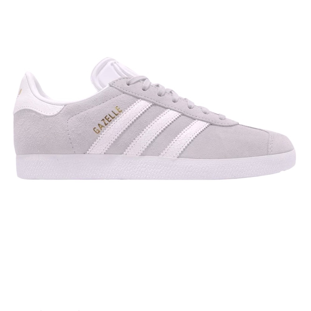Adidas Gazelle Sneakers Women's Size 9 Suede Light Grey Great Condition!!